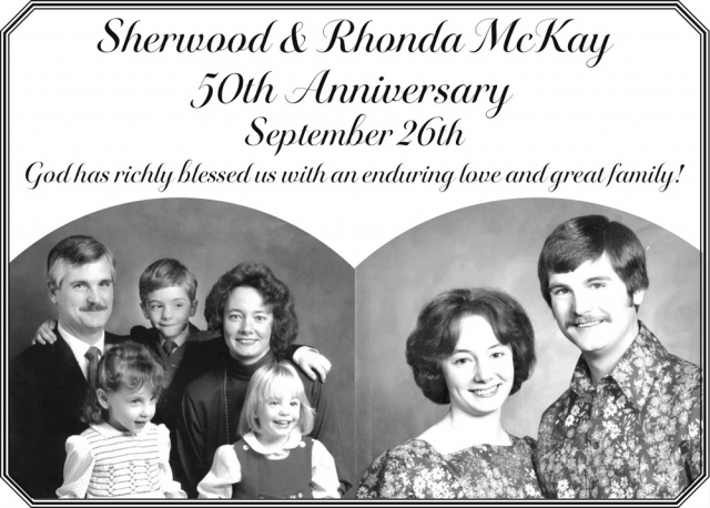 Sherwood & Rhonda McKay 50th Anniversary, Anniversaries, Billings, MT