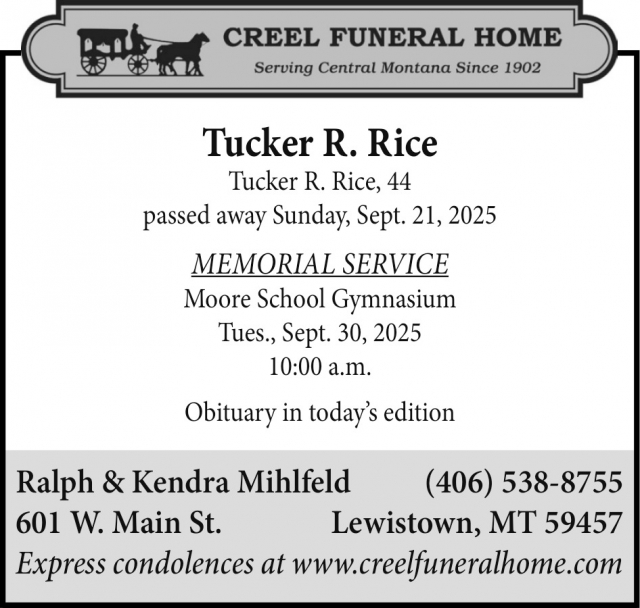 Funeral Home, Creel Funeral Home, Lewistown, MT