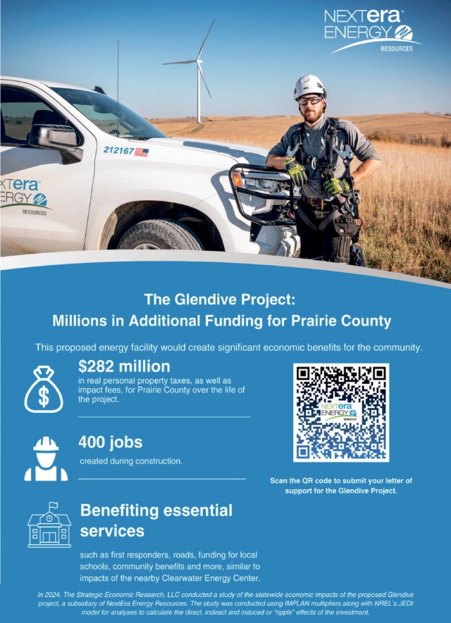 The Glendive Project: Millions in Additional Funding for Dawson County, NextEra Energy Resources