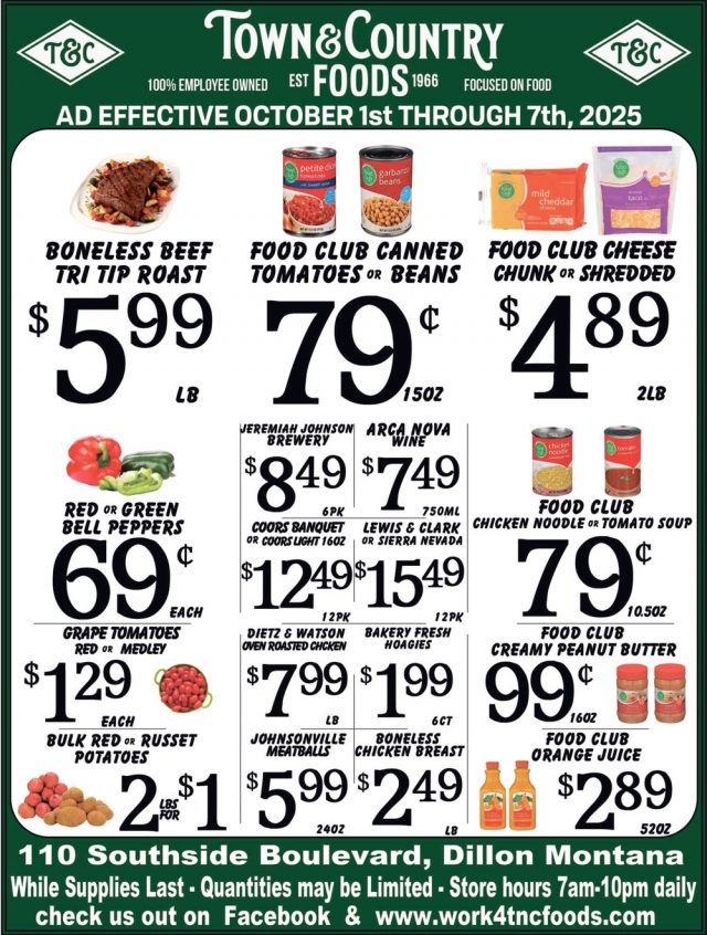 Foods, Town & Country Foods - Dillon, Dillon, MT