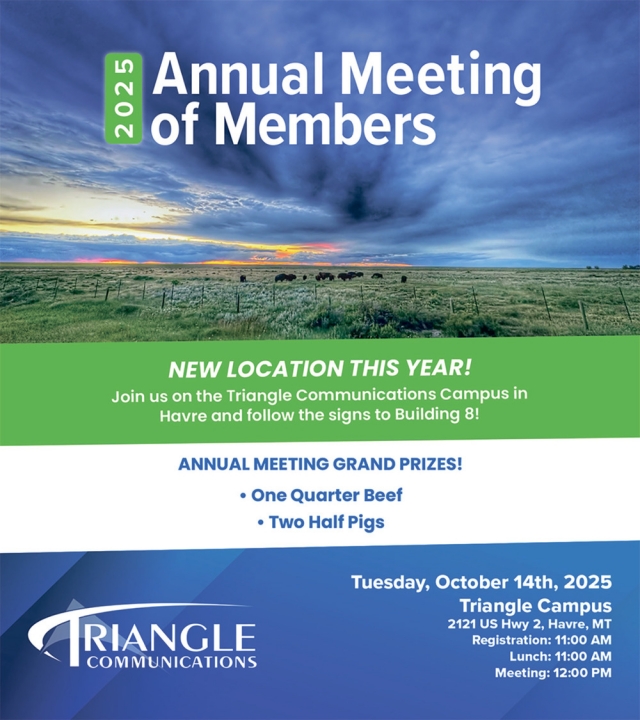 Annual Meeting of Members, Triangle Communications, Havre, MT