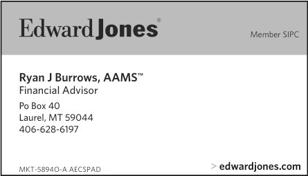 Financial Advisor, Ryan J. Burrows - Edward Jones, Laurel, MT