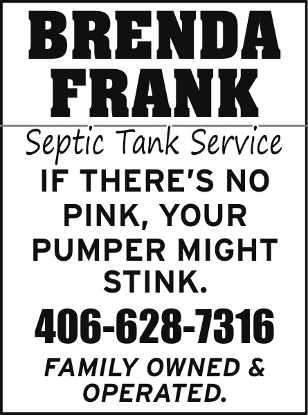 Septic Tank Service, Brenda Frank Septic Tank Service, Laurel, MT