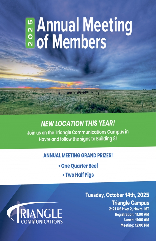 2025 Annual Meeting of Members, Triangle Communications, Havre, MT