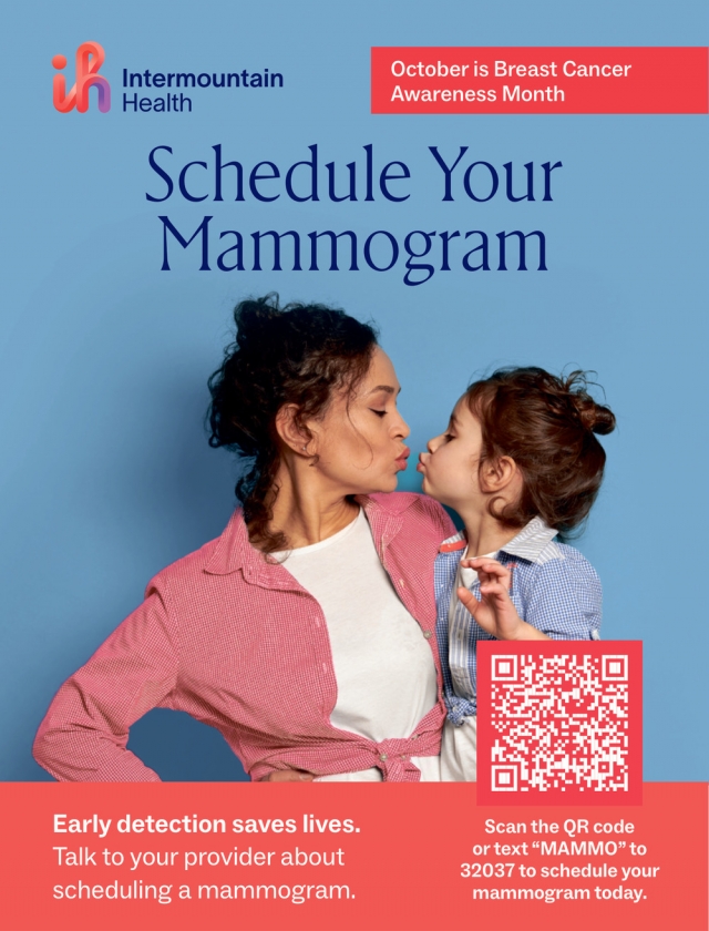 Schedule Your Mammogram, Intermountain Health, Las Vegas, NV