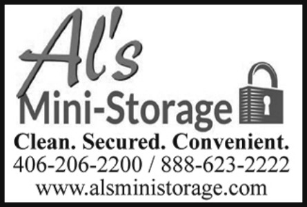 Clean. Secured. Convenient, Al's Mini Storage, Roundup, MT