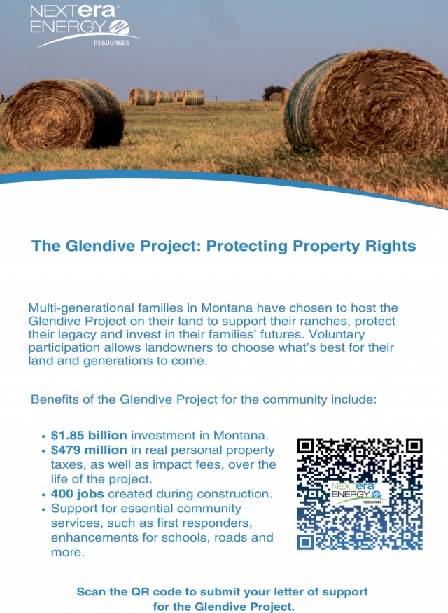 The Glendive Project: Protecting Property Rights, NextEra Energy Resources