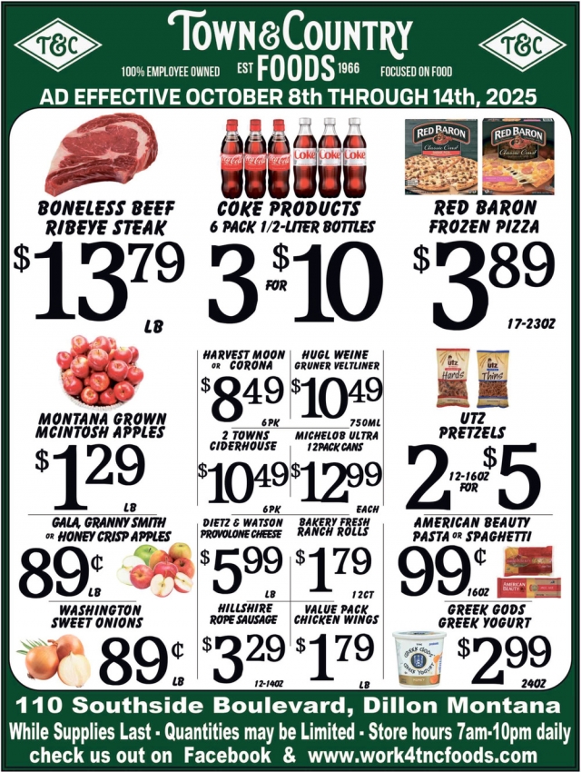 Foods, Town & Country Foods - Dillon, Dillon, MT