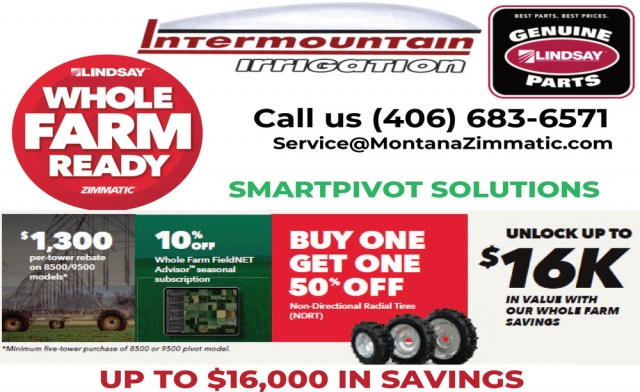 Smartpivot Solutions, Intermountain Irrigation, Dillon, MT