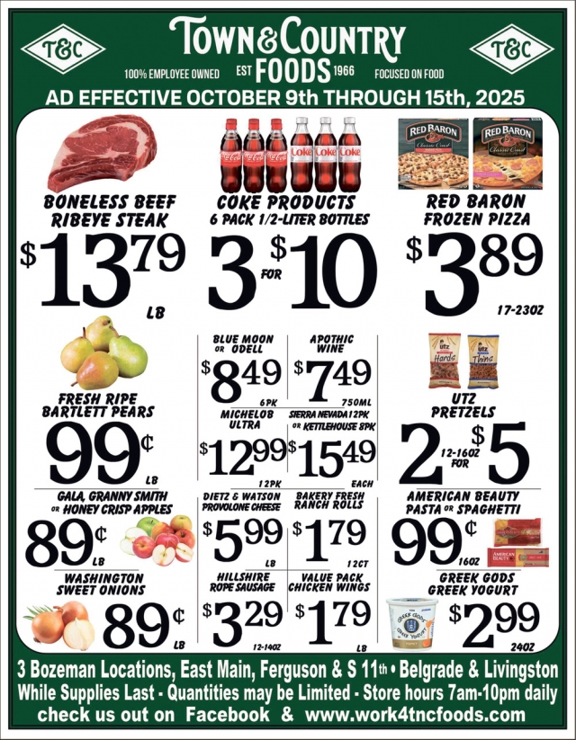 Foods, Town & Country Foods - Bozeman, Bozeman, MT