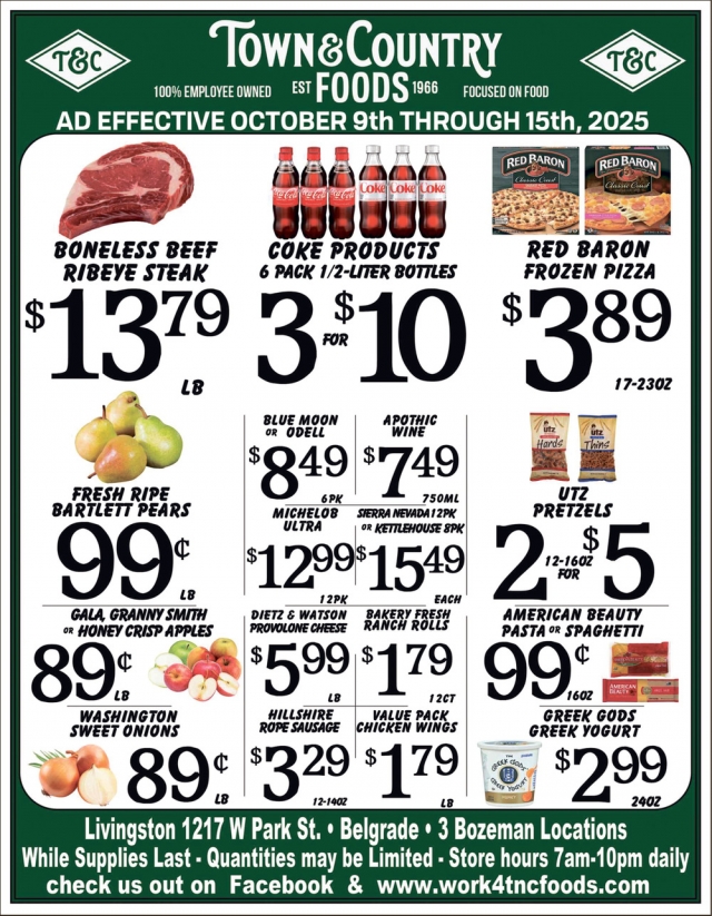 Foods, Town & Country Foods - Bozeman, Bozeman, MT