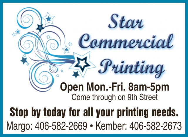 Printing Services, Star Commercial Printing
