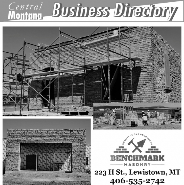 Masonry Services, Benchmark Masonry, Lewistown, MT