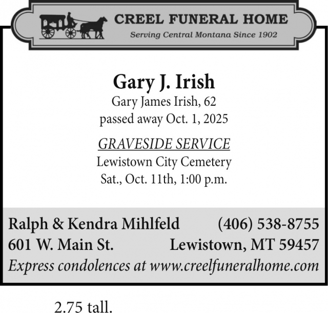 Funeral Home, Creel Funeral Home, Lewistown, MT
