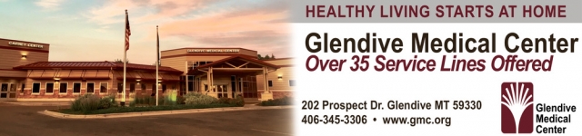 Over 35 Service Lines Offered, Glendive Medical Center, Glendive, MT