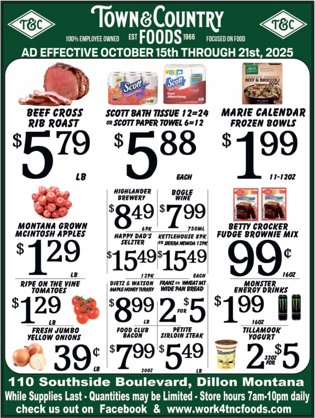 Foods, Town & Country Foods - Dillon, Dillon, MT