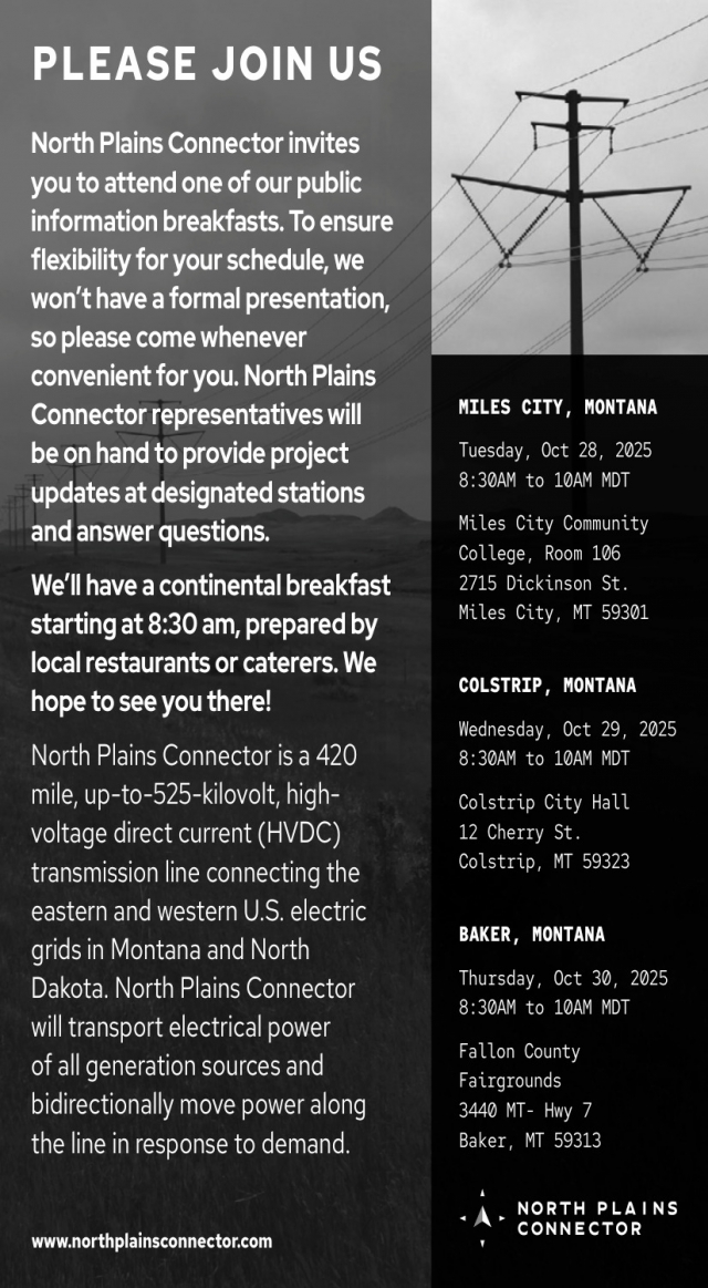 Public Information Breakfasts, North Plains Connector Public Information Breakfasts (October 28,29 & 30, 2025)