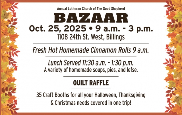 Bazaar, Lutheran Church of The Good Shepherd, Billings, MT