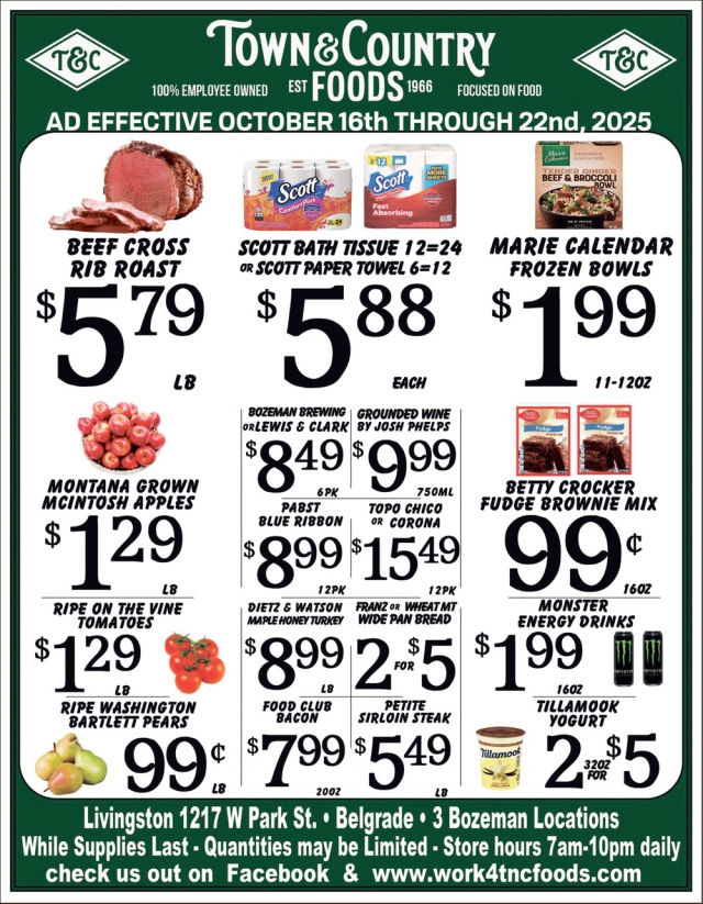 Foods, Town & Country Foods - Bozeman, Bozeman, MT
