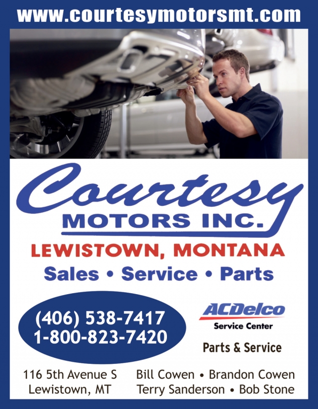 Parts & Service, Courtesy Motors Inc