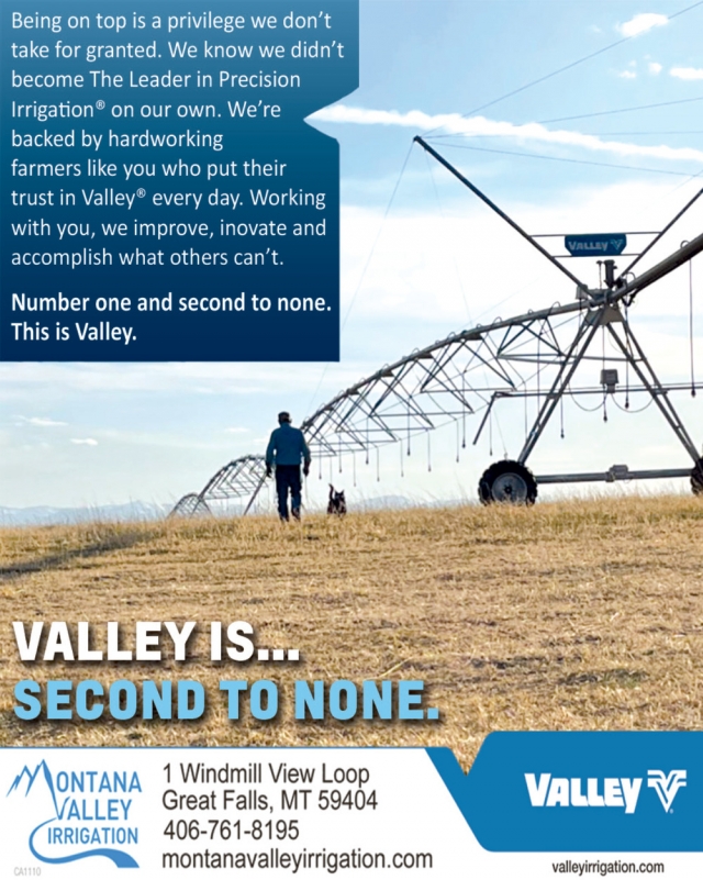 Valley Is... Second to None., Montana Valley Irrigation, Great Falls, MT