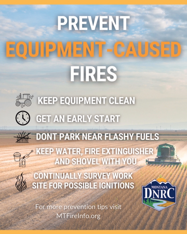 Prevent Equipment-Caused, MT Fire Info