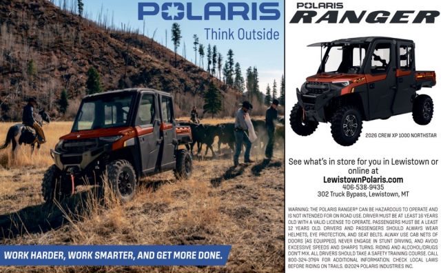 Polaris Ranger, Lewiston Polaris, Lewistown, MT