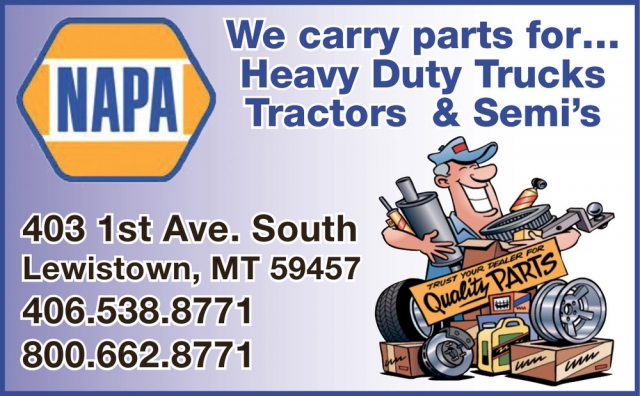 Heavy Duty Trucks, Napa - Lewistown, Lewistown, MT