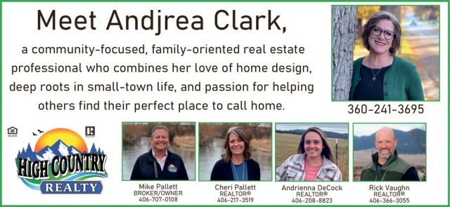Meet Andjrea Clark, High Country Realty, Lewistown, MT