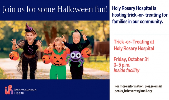 Join Us for Some Halloween Fun!, Intermountain Health - Holy Rosary Hospital, Miles City, MT
