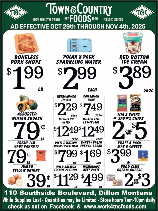 Foods, Town & Country Foods - Dillon, Dillon, MT