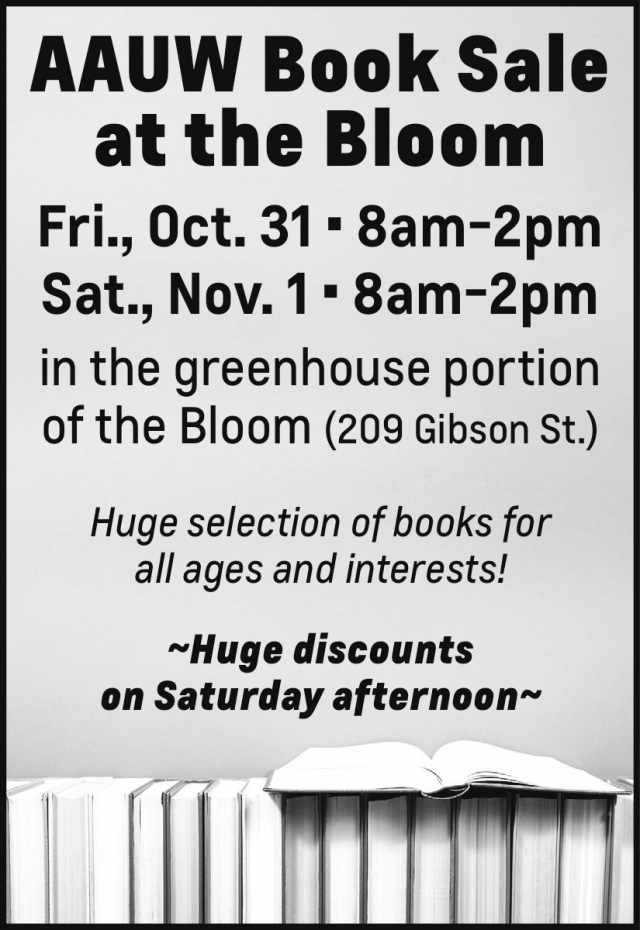 Huge Selection Of Books For All Agens And Interests!, AAUW Book Sale at the Bloom (Oct 31st & Nov 1st, 2025)