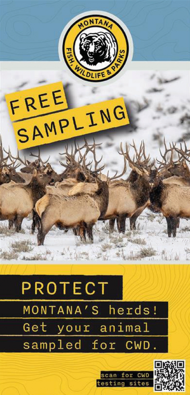 Free Sampling, Montana Fish, Wildfire & Parks, Helena, MT