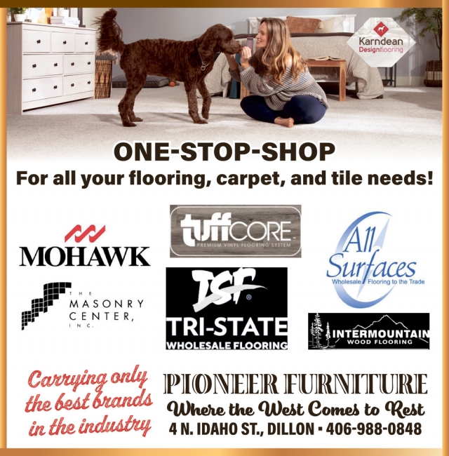 One-Stop-Shop, Pioneer Furniture, Dillon, MT