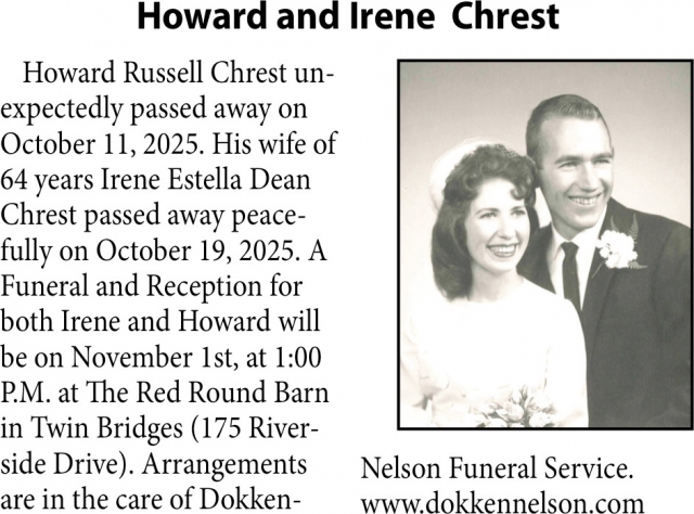 Howard and Irene Chrest, The Family of Howard and Irene Chrest