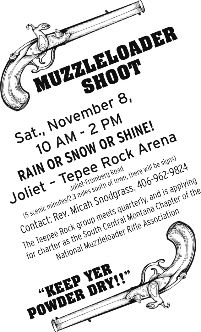Muzzleloader Shoot, The Teepee Rock Group