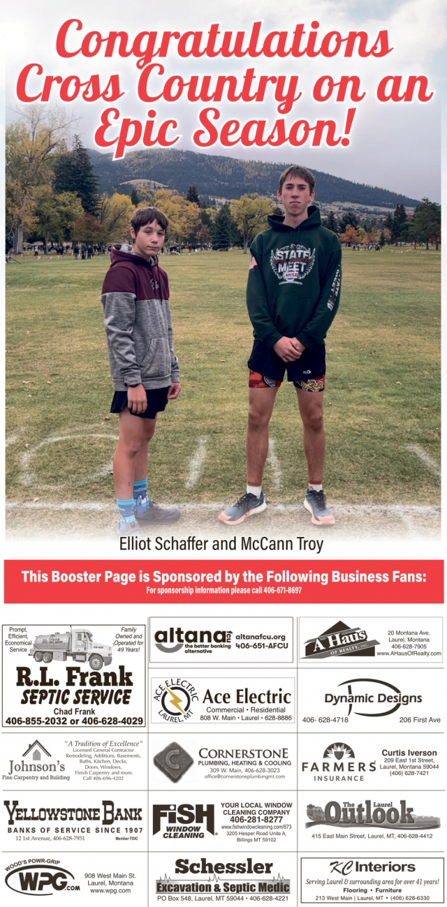 Congratulations Cross Country on an Epic Season!, Montana Fair Housing