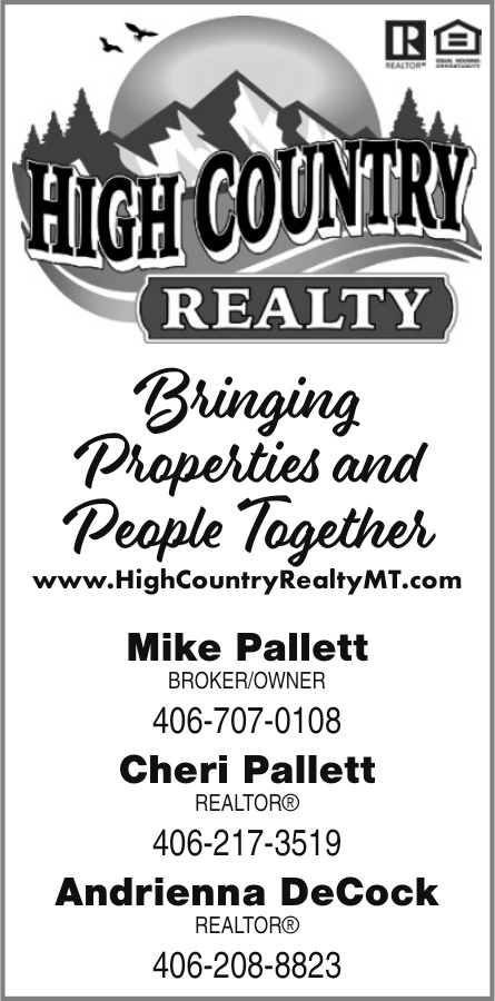Bringing Properties and People Together, High Country Realty, Lewistown, MT