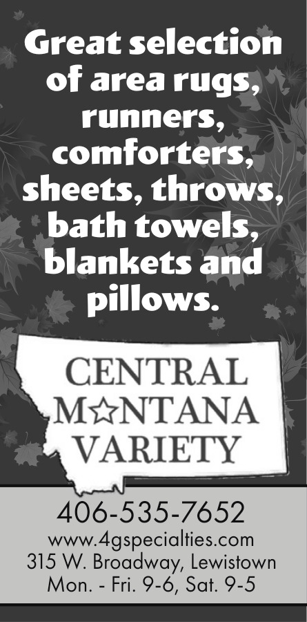 Great Selection of Area Rugs, Central Montana Variety, Lewistown, MT
