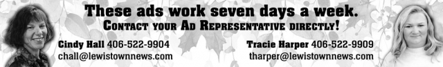These Ads Work Seven Days a Week, Lewistown News-Argus, Lewistown, MT