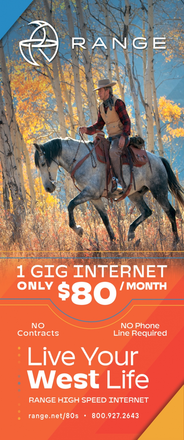 1 Gig Internet, Range, Forsyth, MT