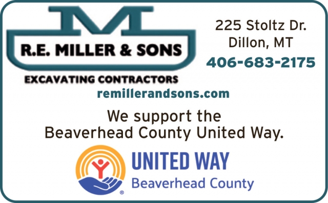 Excavating Contractors, R.E. Miller and Sons, Dillon, MT