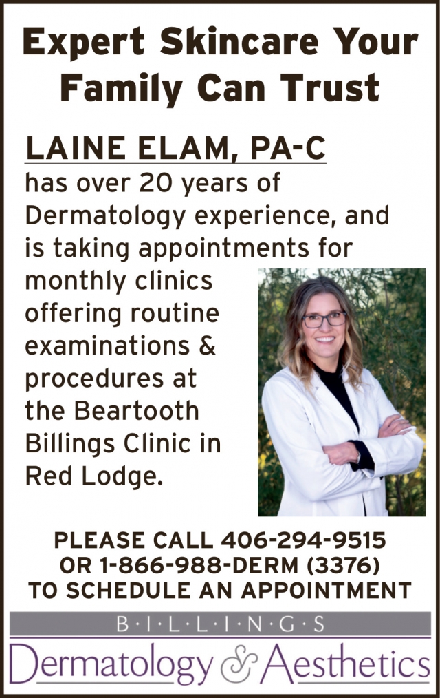 Expert Skincare Your Family Can Trust, Billings Dermatology & Aesthetics, Billings, MT