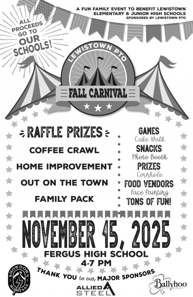 Fall Carnival, Lewistown PTO Fall Carnival (November 15, 2025)