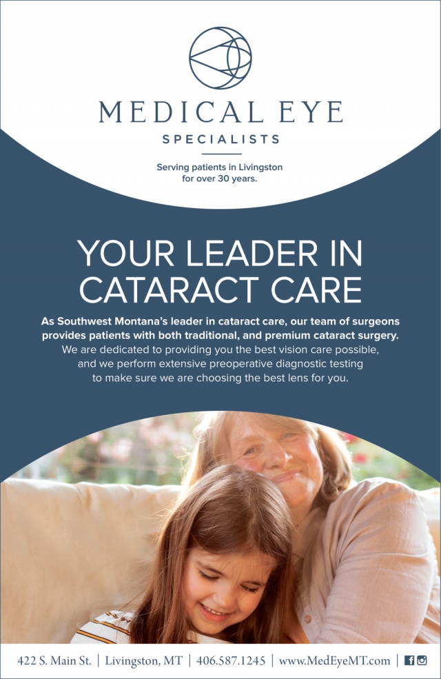 Your Leader in Cataract Care, Medical Eye Specialists - Livingston