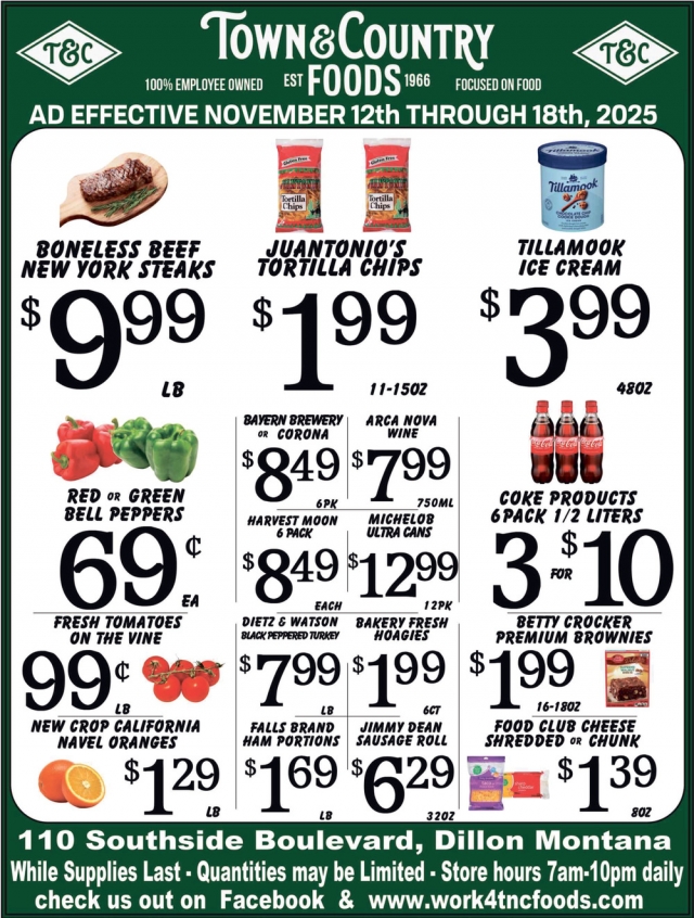 Foods, Town & Country Foods - Dillon, Dillon, MT