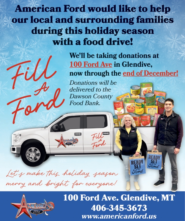 Fill a Ford, American Ford - Glendive, Glendive, MT