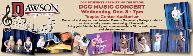 DCC Music Concert, Dawson Community College, Glendive, MT