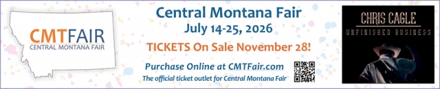 Tickets on Sale November 28!, Central Montana Fair, Lewistown, MT
