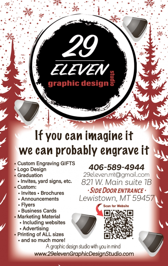 Graphic Design, 29 Eleven Graphic Design Studio, Lewistown, MT